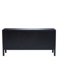 Corso Sideboard - 3 Door - Medium - Black Birchwood - 150cm