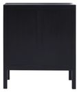 Corso Sideboard - Compact - 2 Door - 75cm - Black and Rattan