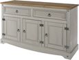Corona Grey Mexican Pine 3 Door Medium Sideboard