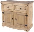 Corona Pine Mexican 2 Door Small Sideboard
