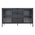 Dalby Sideboard - 2 Door - 140cm - Metal - Black