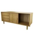 Scandic Sideboard - 2 Door - Medium - 135cm - Oak