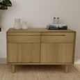 Scandic Cabinet - 2 Door - Small - Oak