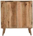 Dispur Solid Mango Wood 2 Door Drinks Cabinet