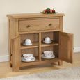 Dorset Sideboard - 2 Door - Small - 80cm - Oak