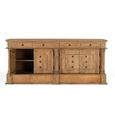 Drizara Sideboard - Natural Mango Wood - 4 Door - Extra Large - 200cm