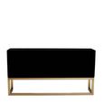 Dumas Sideboard - 4 Door - Large - Black and White - 170cm