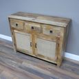 Sideboard - Acacia Wood - 2 Door - Small - 120cm