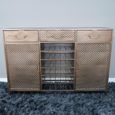 Wine Sideboard - Copper - 2 Door - 3 Drawer