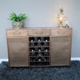 Wine Sideboard - Copper - 2 Door - 3 Drawer