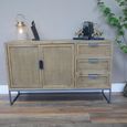 Sideboard - Distressed Rustic - 2 Door - Medium - 120cm