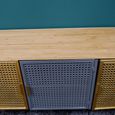 Sideboard - 3 Door - Low - Gold Metal - 118cm