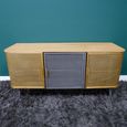 Sideboard - 3 Door - Low - Gold Metal - 118cm