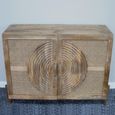 Sideboard - Mango Wood and Rattan - 2 Door - Small - 114cm