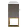 Duvali Sideboard - 3 Door - Medium - Silver and Gold - 150cm