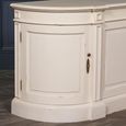 French Style Sideboard - Ivory Mahogany - Curved - 4 Door - Extra Large