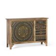 Galach Sideboard - Mango Wood - Black Painted - 2 Door - Medium - 107cm