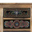 Galach Sideboard - Mango Wood - Black Painted - 2 Door - Medium - 107cm