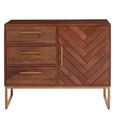 Gaya Sideboard - 1 Door - Small - Mango Wood - 90cm
