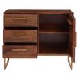 Gaya Sideboard - 1 Door - Small - Mango Wood - 90cm