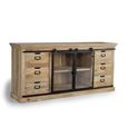 Grapsht Sideboard - Industrial Style Mango Wood - 2 Door - Extra Large - 180cm