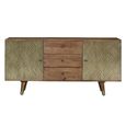 Hamlin Sideboard - Textured Mango Wood - 2 Door - Large - 160cm