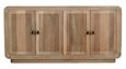 Hanover Ribbed Carved Mango Wood Large Sideboard - 4 Doors