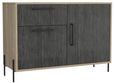 Harvard Grey Wood Effect 2 Door Small Sideboard