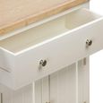 Hayley Sideboard - 2 Door - Compact - 80cm - Oak and White