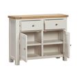 Hayley Sideboard - 2 Door - Small - 96cm - Oak and White