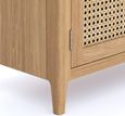 Henley Oak and Rattan Small Sideboard
