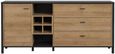 High Rock Oak Effect Extra Large Sideboard