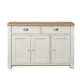 Highgate Medium Sideboard - 3 Door - Cream Painted