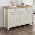 Highgate Medium Sideboard - 3 Door - Cream Painted