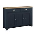 Highgate Medium Sideboard - 3 Door - Navy Blue Painted