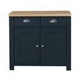 Highgate Small Sideboard - 2 Door - Navy Blue Painted