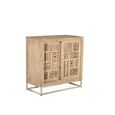 Hiram Sideboard - Carved Mango Wood - 2 Door - Small - 90cm