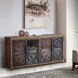 Hopkins Sideboard - Mango Wood - 4 Door - Extra Large - 190cm