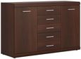 Imperial Mahogany Effect 2 Door Medium Sideboard