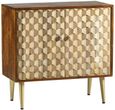 Imphal Mango Wood Geomatric 85cm Small Sideboard