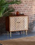 Imphal Mango Wood Geomatric 85cm Small Sideboard