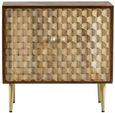 Imphal Mango Wood Geomatric 85cm Small Sideboard
