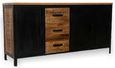 Induse Industrial Mango Wood 160cm Large Sideboard