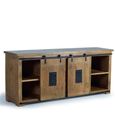 Iron Works Sideboard - Mango Wood - 2 Door - Extra Large - 190cm