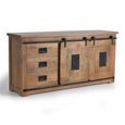 Iron Works Sideboard - Mango Wood - 2 Door - Large - 165cm