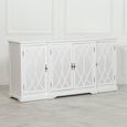 Jaconita Sideboard - White Mirrored Front - 4 Door - Extra Large - 180cm