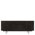 Jakara Sideboard - 4 Door - Extra Large - 200cm - Black Wood