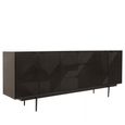 Jakara Sideboard - 4 Door - Extra Large - 200cm - Black Wood