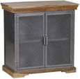 Jammu Industrial 85cm Small Sideboard - 2 Doors