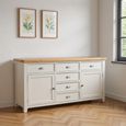 Janelle Sideboard - 2 Door - Extra Large - 188cm - Oak and Grey